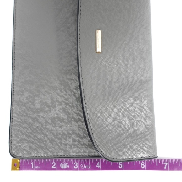 | Lovevook | Gray Sleek Wallet Clutch Wristet Bag Purse - Picture 10 of 10